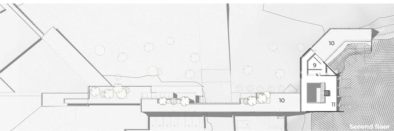 Second-floor plan.