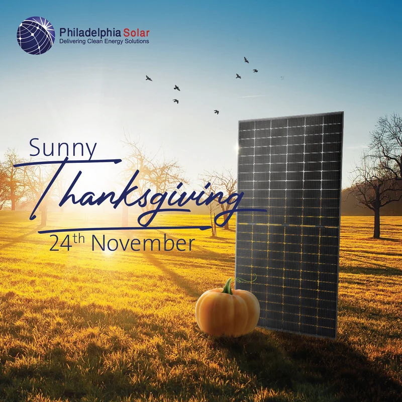 Philadelphia Solar seasonal greeting.