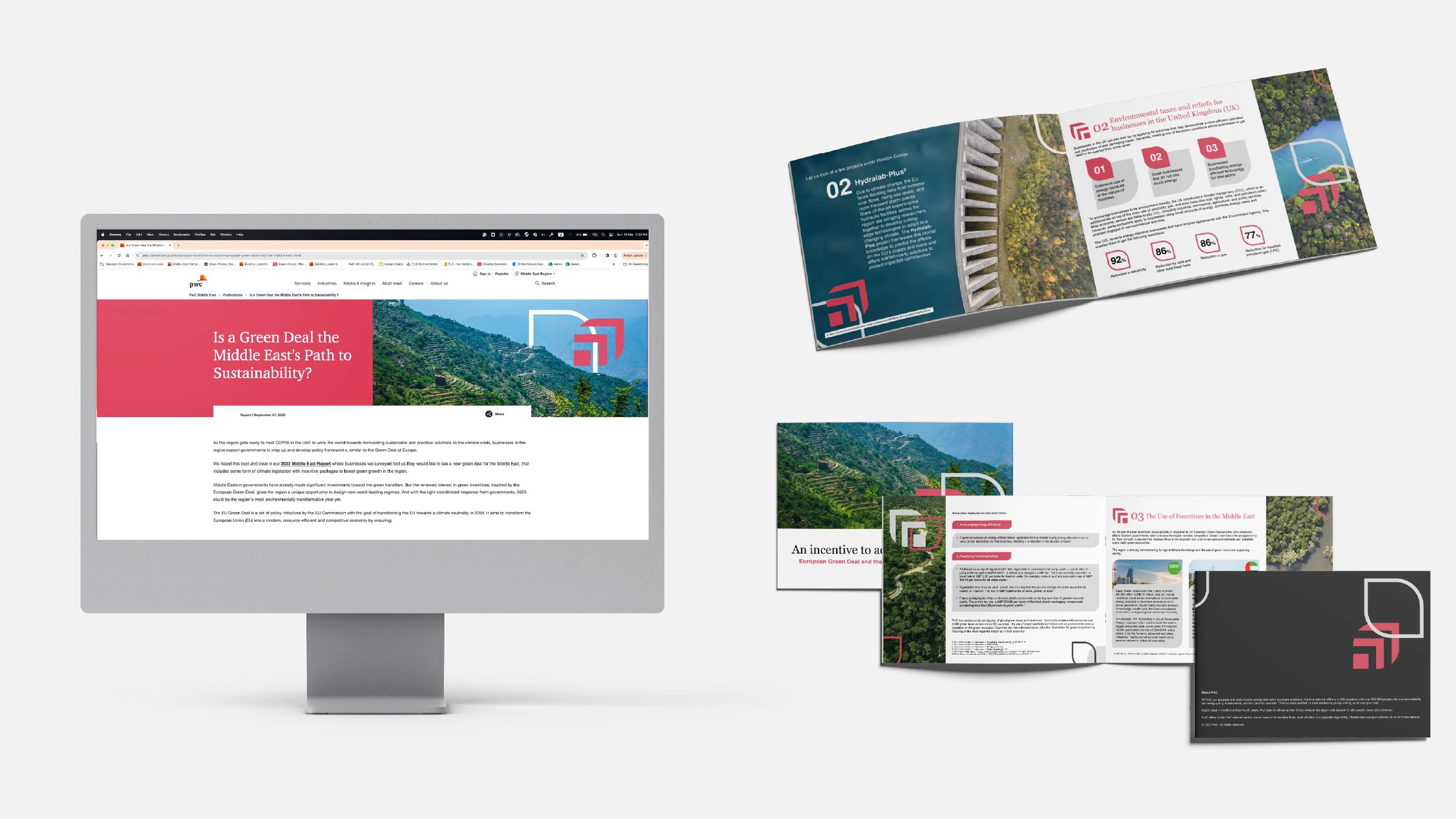 Thought leadership across print and digital.