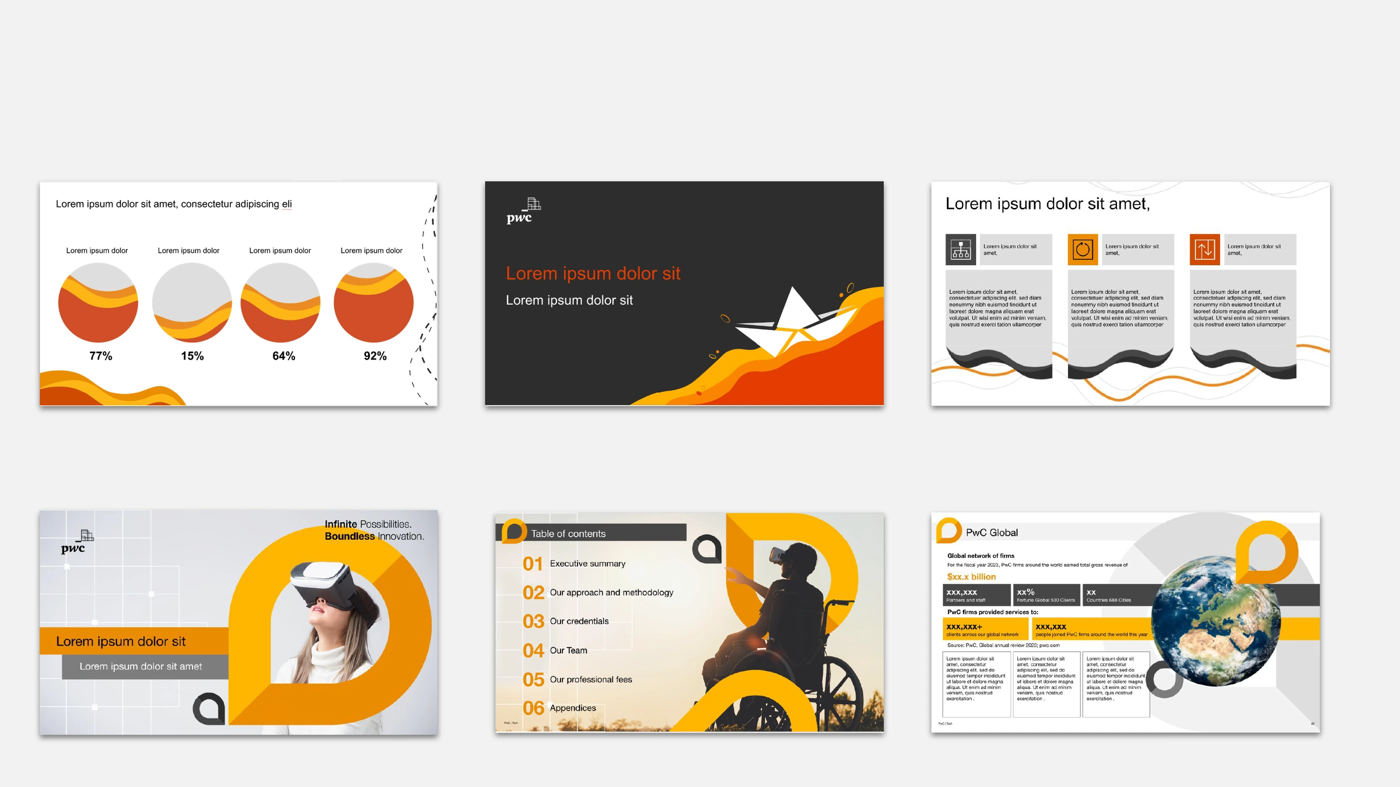 Proposal templates and the Risk & Quality identity.