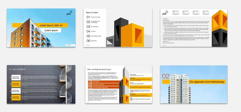 A ready-to-use proposal template.